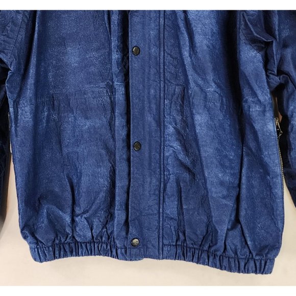 Frogg Togg Jacket Mens Large Blue Casual Lightweight Hooded Outerwear Rain Coat - Picture 8 of 11